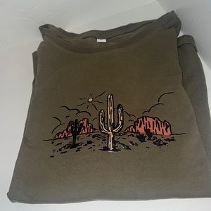 Olive green t shirt